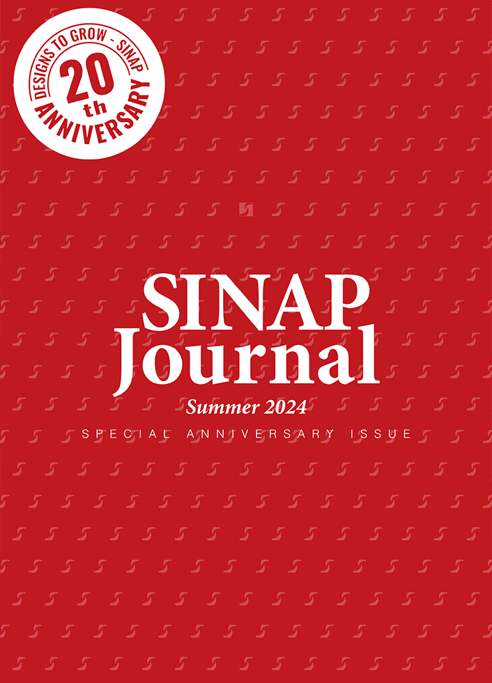 表紙 SINAP Journal Summer 2024 20th ANNIVERSARY